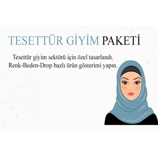 ProTicaret Tesettür Giyim E-Ticaret Paketi